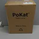 PoKat 23" Table Lamp, Farmhouse Bedside Lamps for Bedroom Set of 2, Ceramic End Table Lamps for Living Room, Traditional Nightstand Desk Lamps, Frosted White Lamps, Medium