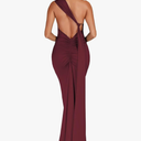 Women Sexy Backless Bodycon Sleeveless Open Back Maxi Dress for Going Out, Elegant Party Cocktail Long Dress, Small