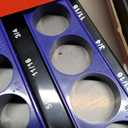 Magnetic Socket Holder Organizer Set: 6-Piece Detachable 1/2 3/8 1/4 Drive Sockets Storage Tray Magnetic Socket Organizer Tool Box Drawer Tool Box Organizers Storage Metric SAE (Sockets Not Included)