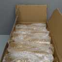 HTTBEIZI Gold Champagne Flutes Set of 24 7oz, Plastic Reusable Glasses Cups Goblets Shatterproof Unbreakable, for Valentines Day Christmas Wedding Party Mimosa Bar