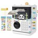 JUNEU Piggy Bank for Kids, Toys for 5 6 7 8 9 10 Year Old Kids Birthday Gifts, Electronic Kids Piggy Bank, Money Savings Box ATM Auto Scroll Cash Coin Bank, Cool Stuff for Girls Boys