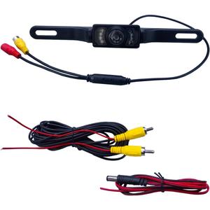 Car License Plate Backup Camera, Wide-Angle Night Vision LED Camera, 8-Light Infrared Vehicle Camera, Dustproof, Waterproof, Shockproof, Anti-Fog, High-Definition Car Rear View Camera (LP3-8 Light)