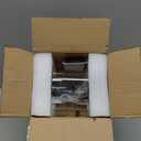 Glass Laundry Detergent Dispenser, 128 oz / 3.5L Fabric Softener Dispenser for Laundry Room Organization, Detergent Holder with Plastic Spigot (Black, 1 Pack)