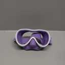 Kids Swim Goggles, Anti-Leak Snork Mask with Nose Cover & Elastic Fabric Strap, UV Protection Swimming Goggles for Kids Boys Girls (Purple)