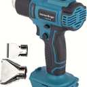 Portable Cordless Heat Gun for Makita 18V Battery- Max 1202F Variable Temperature Control,Hot Air Gun for Crafts, Shrink Tubing and Vinyl Wrap