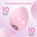 Electric Massager, Powerful - Waterproof - Handheld Mini Massage Tool, Pink
