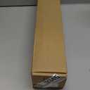 Gold Curtain Rods for Windows 32-72 Inch: 1 Inch Adjustable Acrylic Drapery Rod with Translucent Gold Foil Finials- Single Decorative Curtain Rod for Bedroom & Bathroom