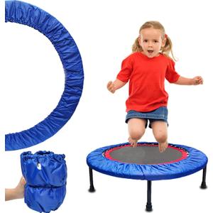 Spring Cover for Mini Trampoline, 600D Oxford Cloth 3 Layer Shock Absorbent Replacement Pad, Waterproof for Small Trampoline (36 Inch, Blue)