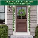 Lifelike Artificial Christmas Garland - 6FT Full Norfolk Pine Greenery for Mantle, Staircase & Holiday Decor, No Mess, Forever Fresh, Realistic Faux Pine Needle Garland for Indoor Home Decor