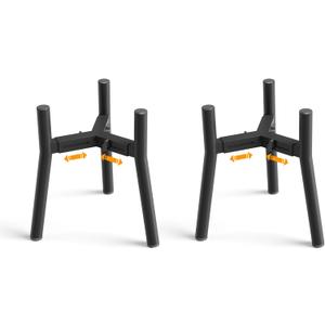 SHAINFUN 2Pack Raised Dog Bowl Stand for Large Dogs, Adjustable Width 7 to 10.6", Elevated Tall Food Water Stand (Bowl Not Included)
