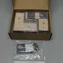 AORYVIC Wooden Bed Riser 1 inch Sofa Risers for Furniture L Shaped Couch Sofa Feet Dresser Leg Set of 4 (Brown, 1 inch)