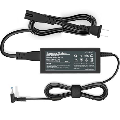 SZGUDULO 45W 19.5V 2.31A Charger Compatible with HP Laptop Computer, Pavilion x360 11 13 15, Zbook 14u G4 G5 15u 15, Notebook 14 15 17, Stream11 13 14, ProBook, EliteBook Smart Blue Tip Power Adapter