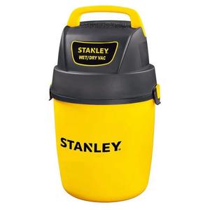STANLEY SL18127P, 2 HP, Electric Corded, Double Filtration Wet/Dry Vacuum Cleaner, 4' Hose, Black