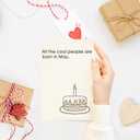 3 x Funny May Birthday Card for Women Men, Happy May Birthday Gifts for Him Her with Envelope - 5 x 7 in