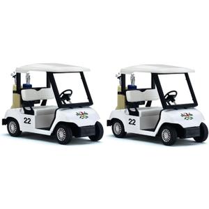 KiNSFUN Pull Back Action Golf Cart 2 Set