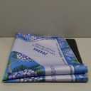 TIASUSAN Blue Mahjong Learning Mat (33” x 33”) with Black Carrying Bag, AntiSlip, NoiseReducing Mahjong Mat for Table, Board Games, Tile Games and Cards