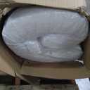 NapQueen 10 Inch Full Size Mattress, Bamboo Charcoal Memory Foam Mattress, Bed in a Box, White