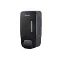 San Jamar Timeless Manual Foam Soap Dispenser, Black, Universal Bulk Soap Compatible, Wall Mount, with Viewing Window