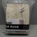 5x7 Area Rugs Beige Low Pile Indoor Washable Trendy Faded Style Rugs for Bedroom Living Room Dining Room Foldable Non-Slip Thin Print Home Office Mat