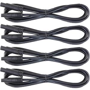 4 PCS Rock Light Extension Wire,4 Pin LED Extension Cable,Neon Accent Kits RGB LED Light Extension Cable for Trucks Motorcycle Car ATV Strip Rock Lights (4 PCS 78 Inch)