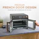 Ninja French Door Premier Air Fry Oven, 10-in-1, 20.3 Qt, Stainless, FO101