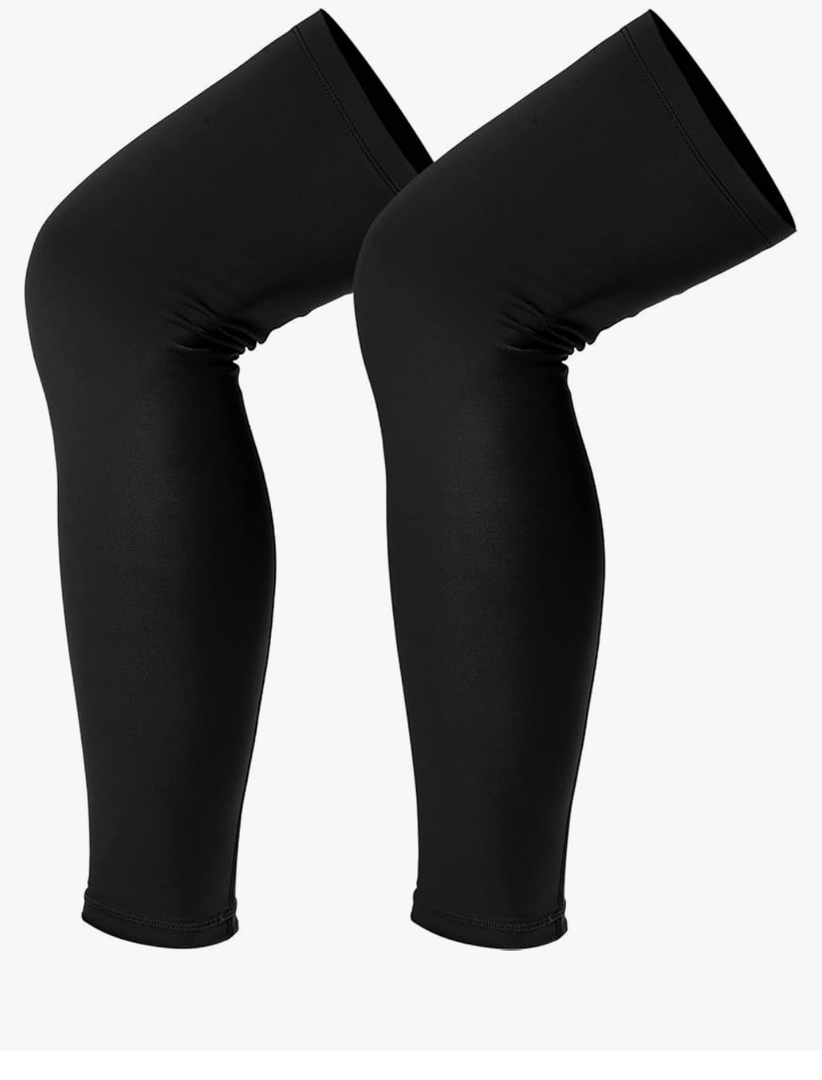 Leg Sleeves Compression Long Knee Sleeve UV Protect for Men Women Sport Basketball Football
