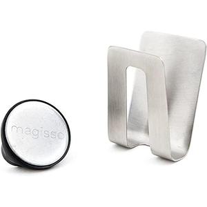 Happy Sinks Sponge Holder for Sink, Polyurethane (PU), Metallic Silver, Pequeño