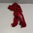 Large Red Velvet Christmas Wreath Bow, Xmas Premade Vintage Velvet Bow for Wreaths for Indoor Outdoor Tree Topper Door Garland Holiday Party Winter Decor