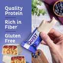 Quest Nutrition Crispy Blueberry Cobbler Hero Protein Bar, 16g Protein, 1g Sugar, 3g Net Carb, Gluten Free Protein Snack, Keto Friendly, 12 Count