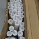 Reginary 36 Pieces Flameless Taper Candles 10 Inch Battery Operated LED Taper Flameless LED Candlesticks Flickering Window Candles for Christmas Home Wedding Decor(White)