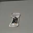 2 x Leather Keys Sleeve for Broken Car Key Loop Replacement - Cute Keychain Cover - Protector, Holder for Men & Women (Large-black03)