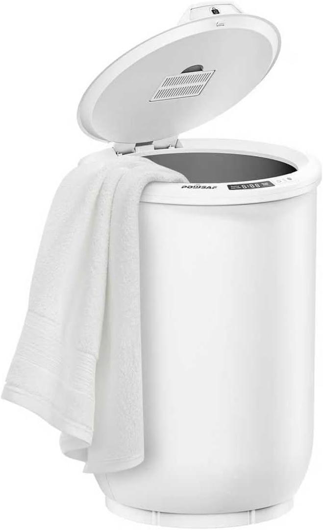 POWSAF Towel Warmer, Luxury Towel Warmers for Bathroom, Large Blanket Heater Bucket, Aroma Tray for SPA, Auto Timer and Protection Feature, Fits Oversized Towels, Blankets, Bathrobes, PJs, and More
