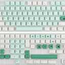 XDA PBT Key Cap, 139keys Dye Sublimation Forest Green Custome Key Cap Set for Cherry/Gatron MX switches 60 Percent/68/61 Gaming Mechanical Keyboard (Forest Green)