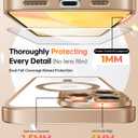 Meifigno Frosted Case for iPhone 16 Pro Max 6.9", [Glitter Card & Wrist Strap] [MagSafe Compatible & Anti-Fingerprint ] [2X Screen Protectors] Fully Raised Lens Case Designed for 16 ProMax, Desert