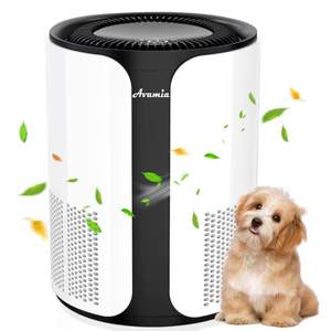 Avamia Air Purifier for Large Rooms up to 1100 Sq Ft H14 HEPA Filter Air Purifier for Bedroom and Pets with 360 degree Air Intake Portable Compact Air Cleaner for Dust Smoke Pet Hair and Dander