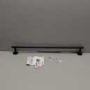 JQK Black Towel Bar, 12 Inch 304 Stainless Steel Thicken 0.8mm Hand Towel Rack, Bathroom Towel Holder Matte Black Wall Mount, Useable Length 9 Inch TB110L9-PB