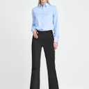 Tapata Women's 34'' Stretchy Bootcut Dress Pants with Pockets Tall, Petite, Regular for Office Work Business (Black, S)