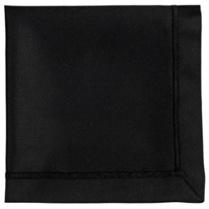 3 Black Cotton Sheets, Size: 18" x 15"