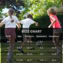 4 Pack Girls Athletic Shorts Dry-Fit Basketball Shorts with Pockets,Girls Running Shorts for Kids Gym Soccer (M)