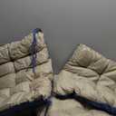 MineCozy Rocking Chair Cushion Indoor 2 Pack Extra Large Rocking Chair Pads High Back Non Slip Textured Set of Seat Back Cushion with Ties for Wooden Rocker 20x20 Inch Navy Blue