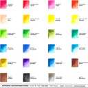 GenCrafts Watercolor Palette with Paper Pad 24 Premium Colors - 2 Refilable Water Brush Pens - 15 Sheets of Water Color Paper - Portable Painting