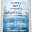 HX2019F-A HX2019FR-A Water Filter Replacement, Compatible With Hisense HRM260N6TSE, HRFD560SW, HRCD585BW, HRFD634BW, HRCD650BW, HRCD586TBWB and Mora MRM260N6TSE
