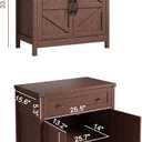 ChooChoo 30" W Coffee Bar Cabinet, Kitchen Storage Cabinet with Drawer, 1 Drawer + 2 Doors