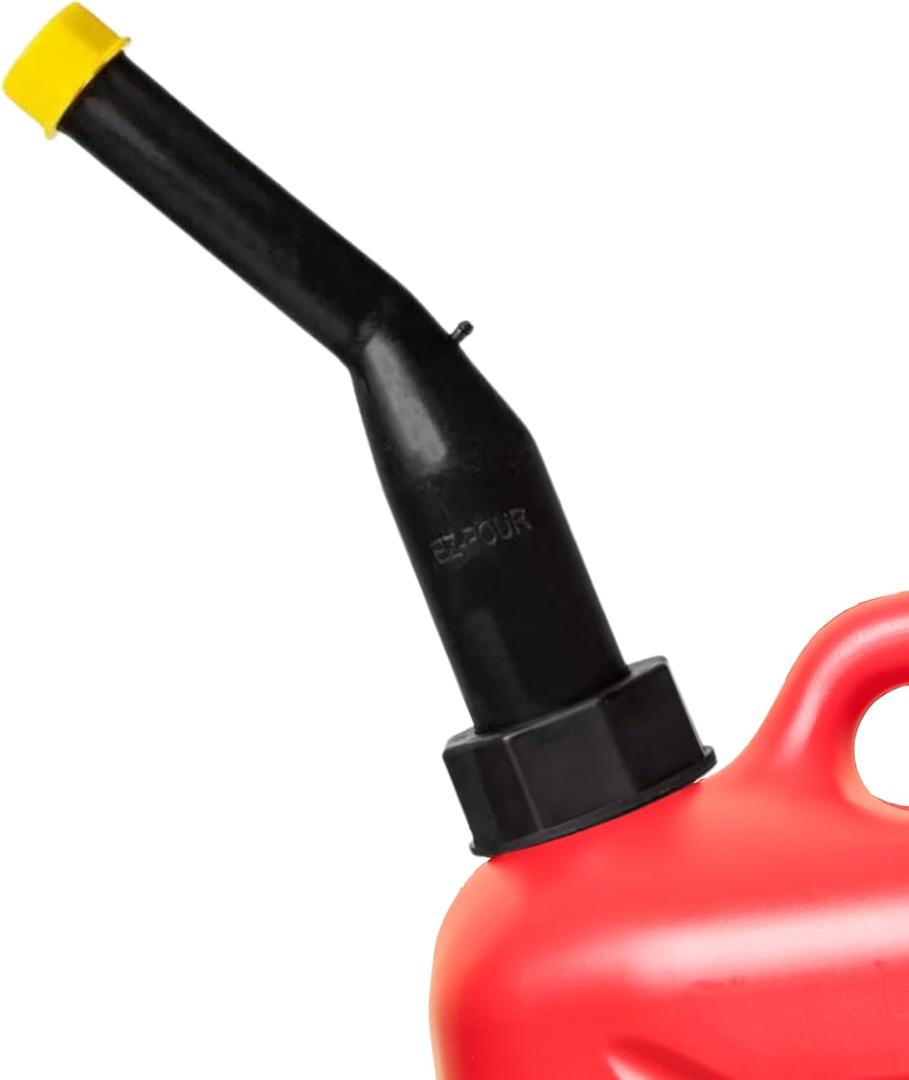 EZ-POUR Rigid Spout Replacement and Vent kit for Water Jugs and Pre-2009 Gas Cans - Update your Old Cans | Includes Spout, Cap, Replacement Vent, Flame Arrestor, & Secondary Base Cap
