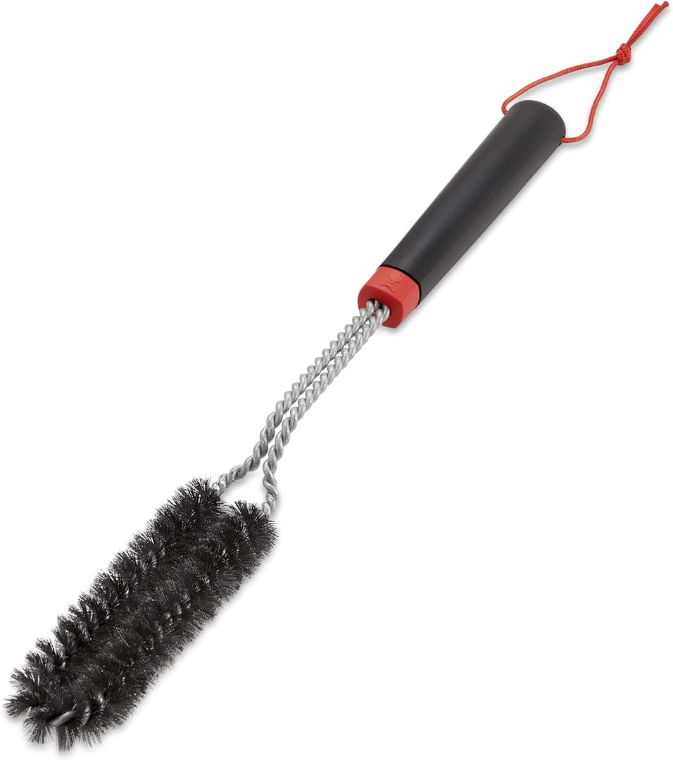 Weber 18" Detail Brush – Precision Long‑Reach Grill Cleaning Brush for Burners, Flavorizer Bars & Hard‑to‑Reach Areas
