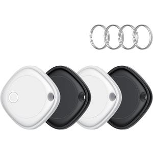 Air Tracker Tags-4 Pack, Bluetooth Tracker Works with Apple Find My APP (iOS Only), Bluetooth Item Finder Keys Finder and Item Locator for Keys, Bags, Luggage,Pets,Wallet, Replaceable Battery Air Tracker Tags-4 Pack, Bluetooth Tracker Works with Apple Find My APP (iOS Only), Bluetooth Item Finder Keys Finder and Item Locator for Keys, Bags, Luggage,Pets,Wallet, Replaceable Battery
