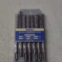 ANDELI 7 PCS SDS-Plus Rotary Hammer Drill Bit Set, Carbide-Tipped, 6.3" Length, 3/16" to 1/2" Diameter, for Concrete, Cement, Stone, Brick, Ceramic Pots & More