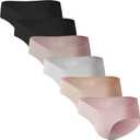 Angelhood Womens Maternity Panties Seamless Maternity Underwear Under Bump Pregnancy Postpartum Brief Pack of 8, X-Large