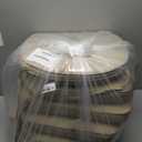 SUNROX Gel Memory Foam Chair Cushions, Fade Shield Water-, Stain-Resistant Durable Reversible Seat Cushion Pads with Ties for Indoor/Outdoor Kitchen Dining Office 17"x16" Set of 6, Husk Birch