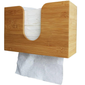 Paper Towel Dispenser Wall MountBamboo Trifold Paper Towel Dispenser Countert